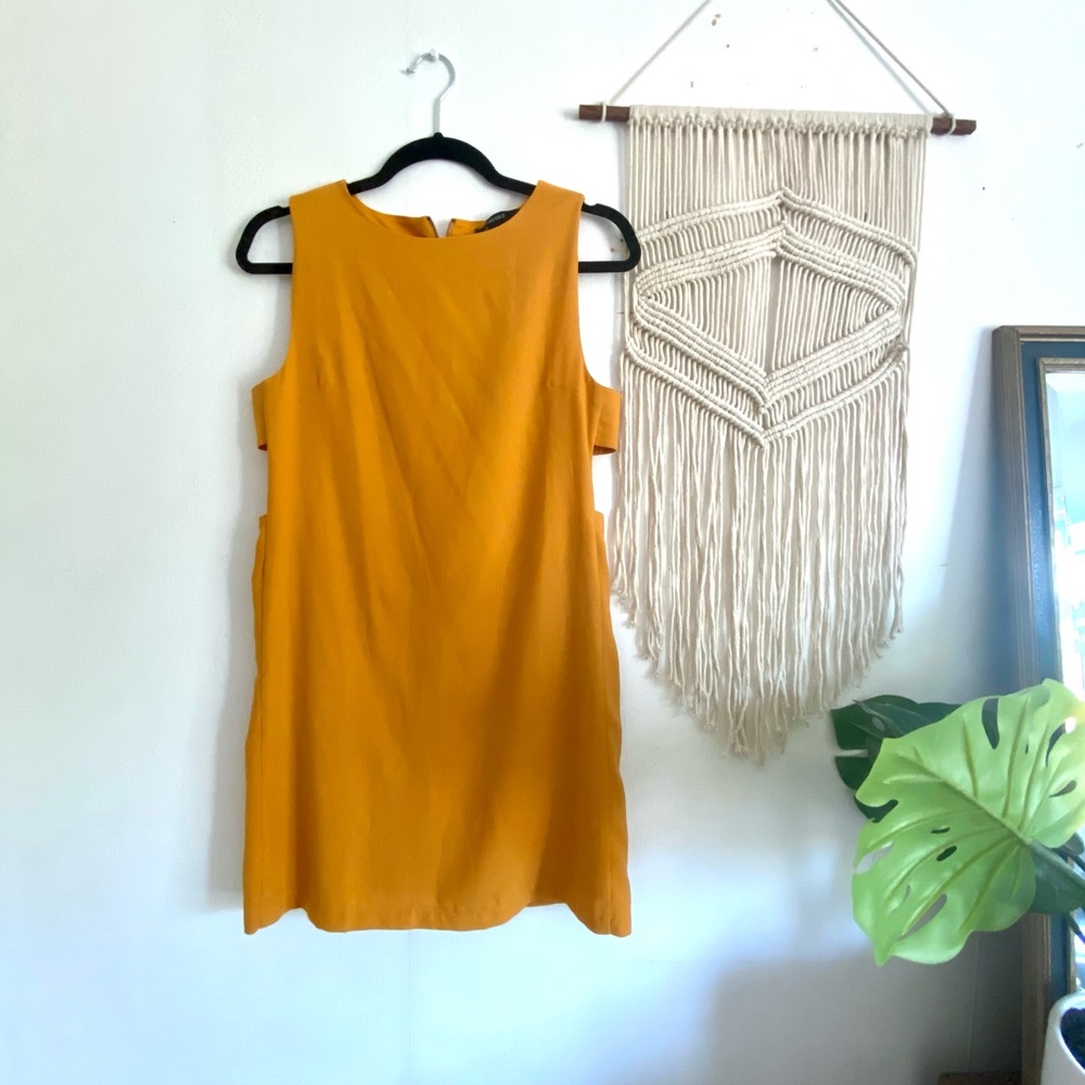 Cutout Mini Shift Dress